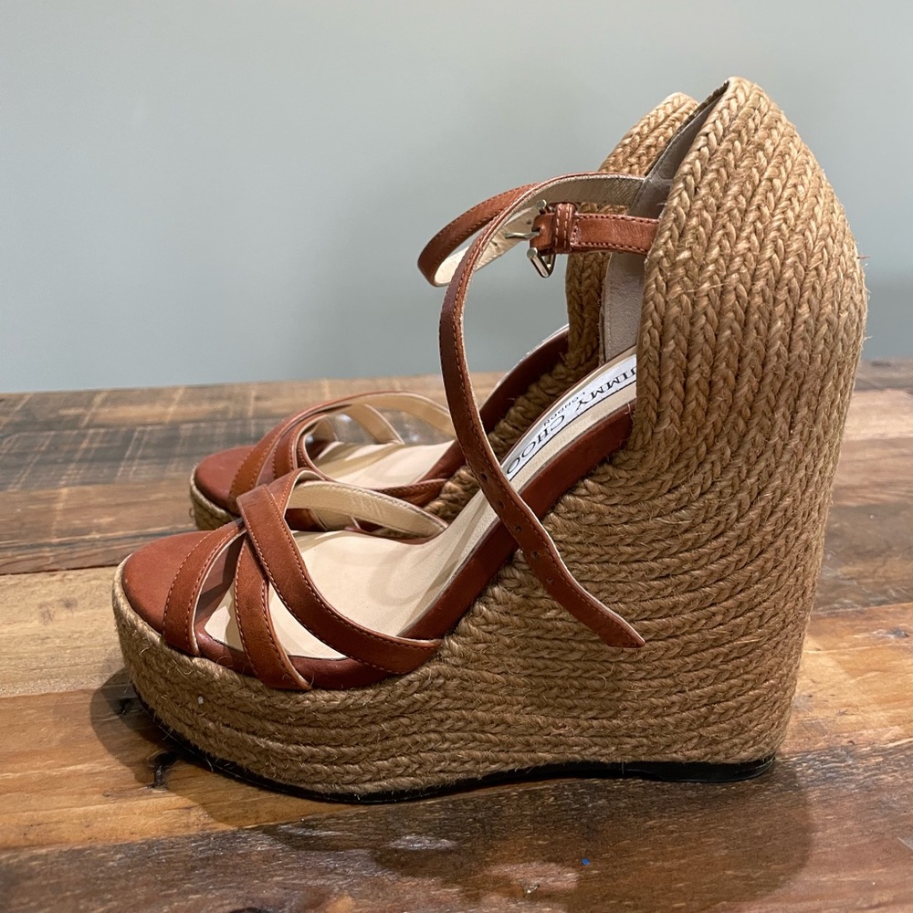 Jimmy Choo platform espadrille